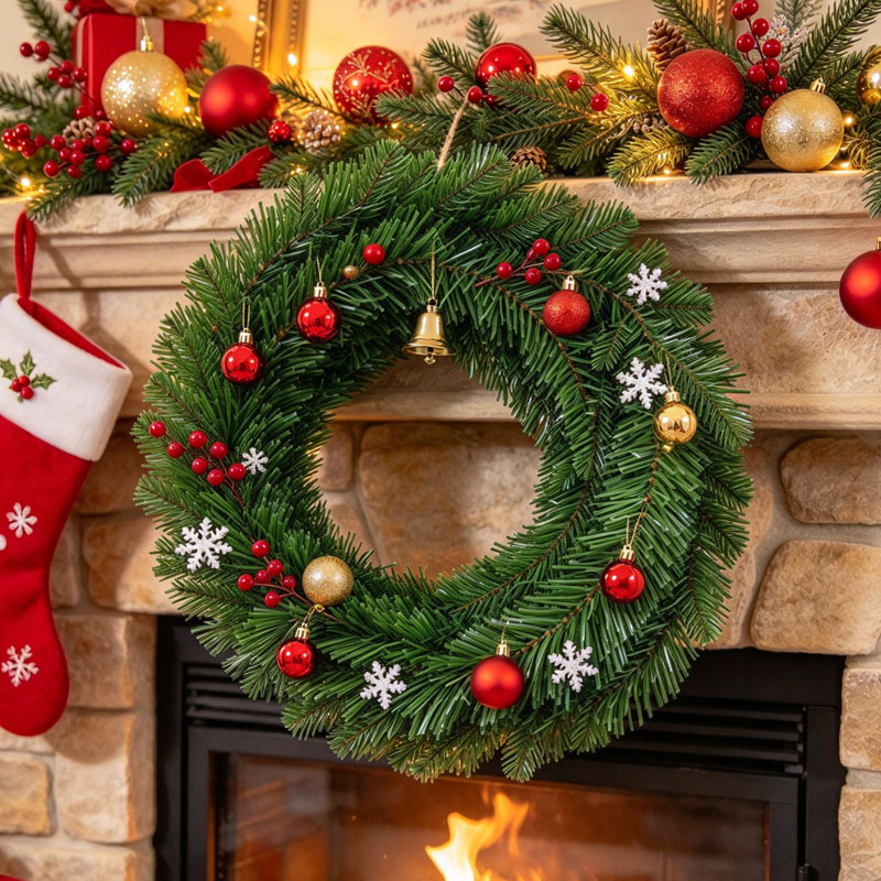 Green Pine Christmas Garland D - Tinsel Garland Decoration recension och pris