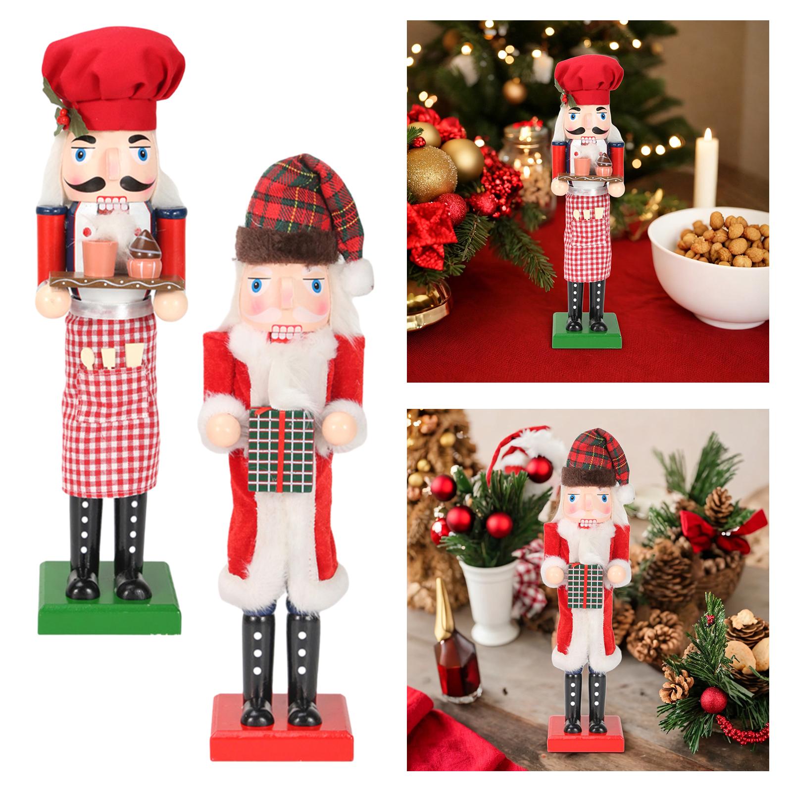 36cm Wooden Nutcracker Ornamen - Nutcracker Figurine recension och pris