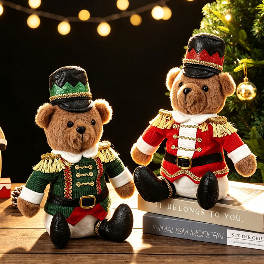 Christmas Soldier Bear Doll Nu - Nutcracker Figurine recension och pris