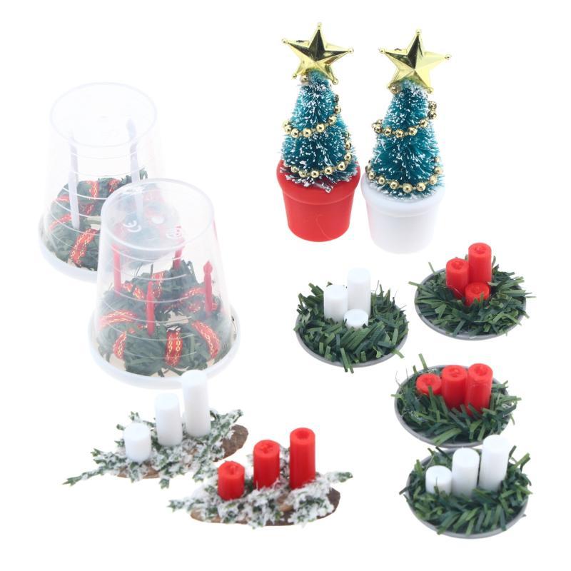 ! 1:12 Miniature Dollhouse Chr - Holiday Candle Set recension och pris