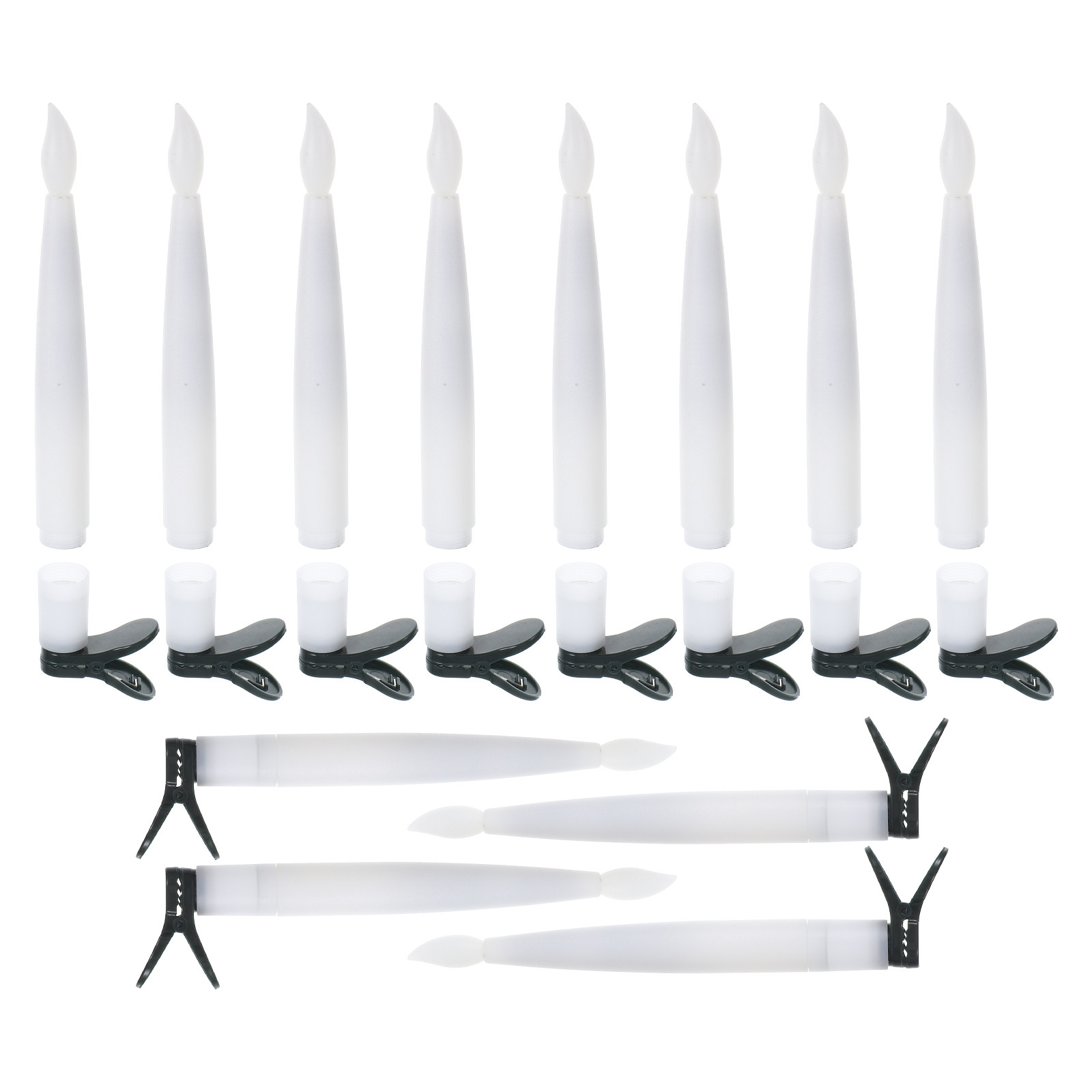 12Sets Christmas Tree LED Deco - Holiday Candle Set recension och pris