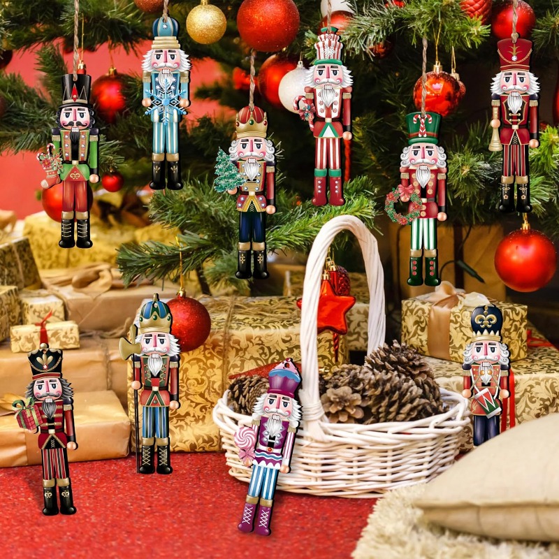 12/16pcs Wooden Nutcracker Sol - Nutcracker Figurine recension och pris