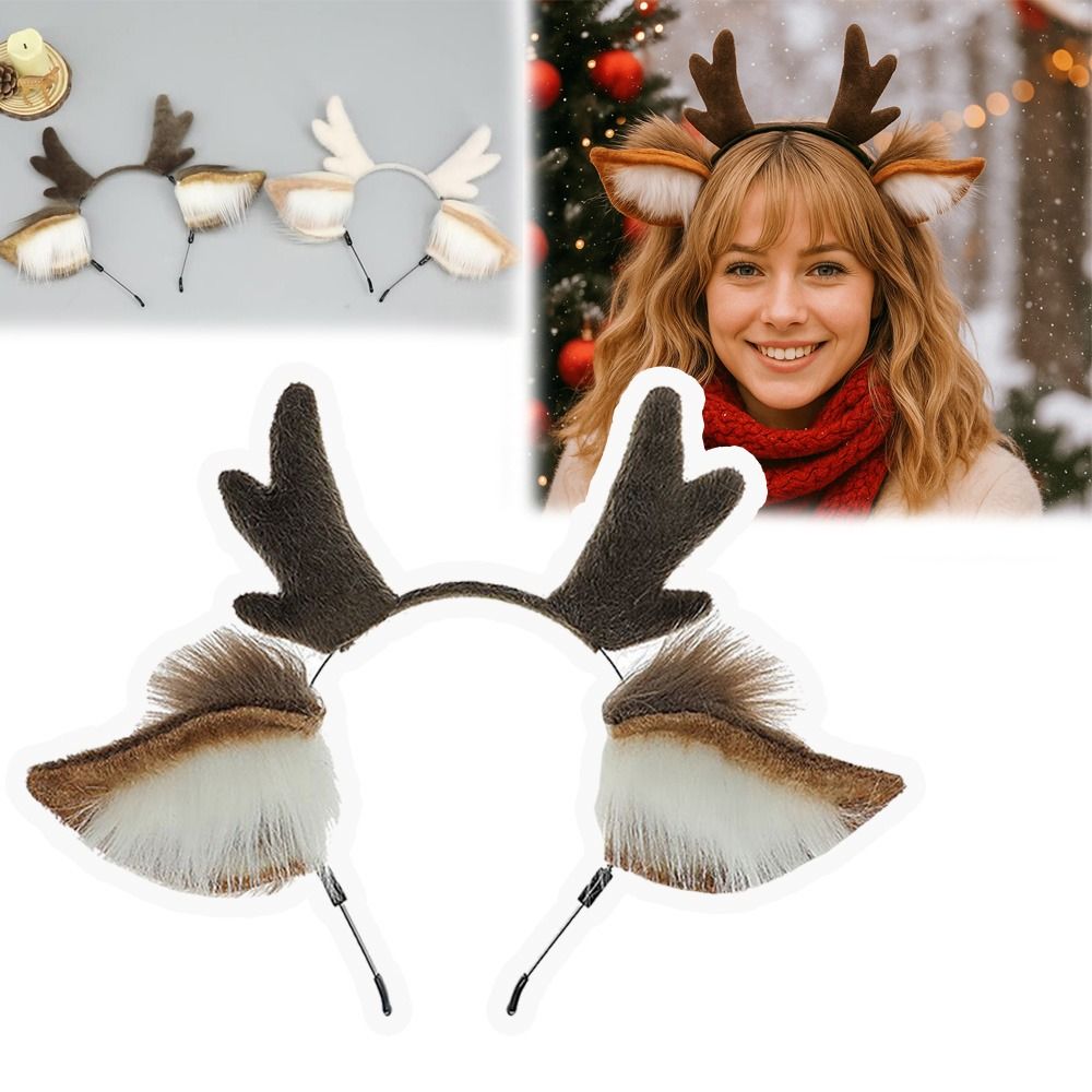 Lolita Deer Ears Reindeer Antl - Reindeer Antlers Headband recension och pris