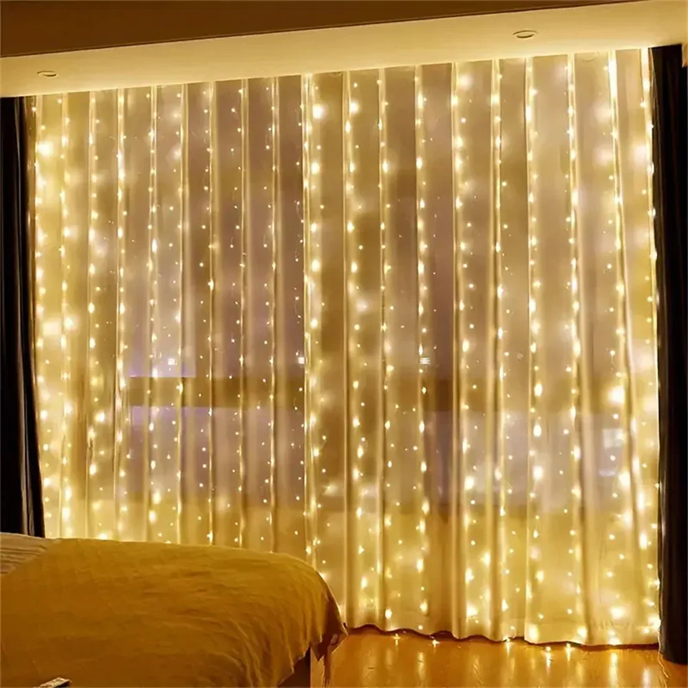 Battery Power 3/6m Curtain LED - Led Fairy String Lights recension och pris