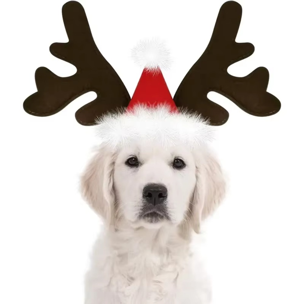 Pet Christmas Reindeer Antler  - Reindeer Antlers Headband recension och pris