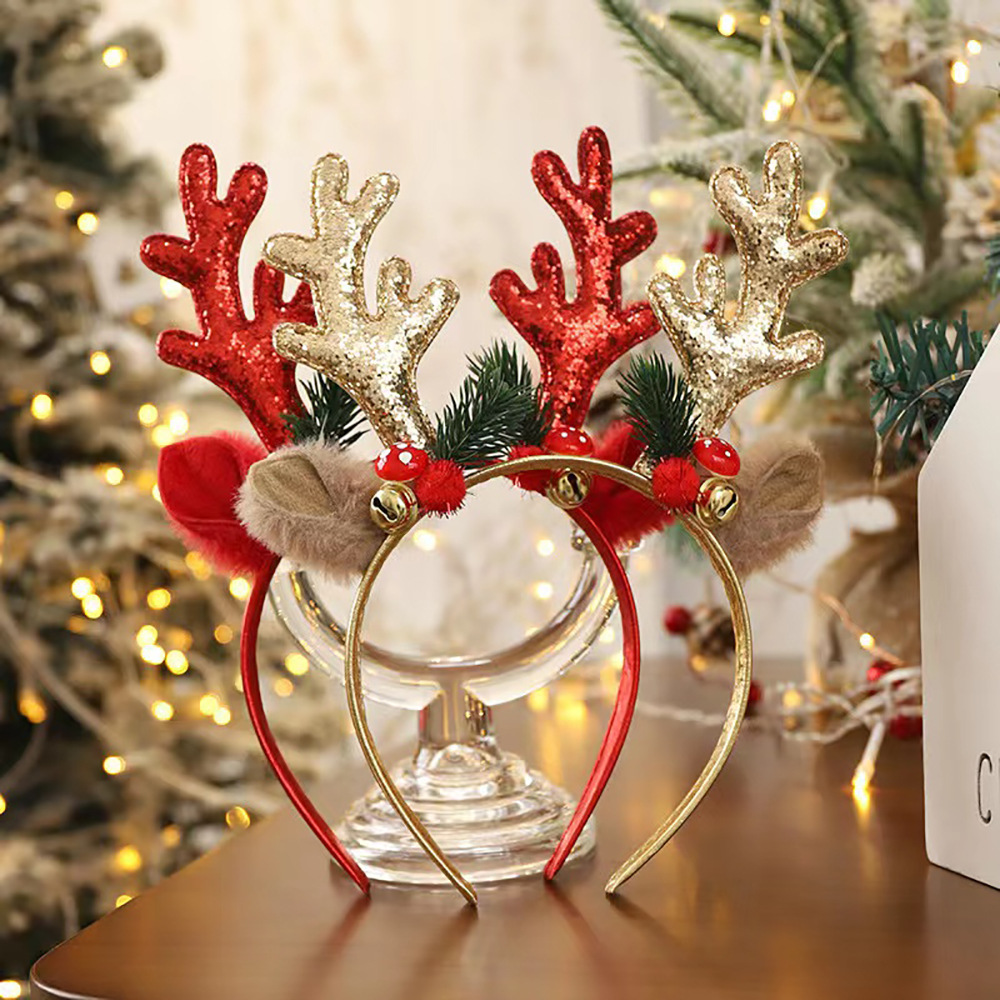 Christmas Reindeer Antler Head - Reindeer Antlers Headband recension och pris