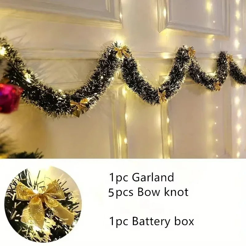2M LED Light Christmas Tinsel  - Led Fairy String Lights recension och pris